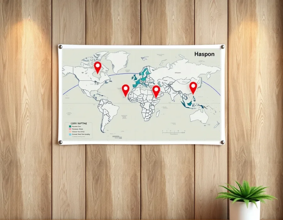 Our business location map